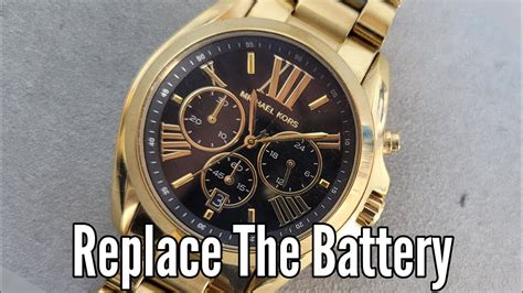 how to change a battery on a michael kors watch|Michael Kors Watch battery list.